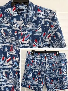Crown & Ivy Men’s Nautical Swim Set